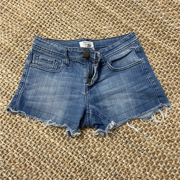 I LOVE H81 Denim Shorts - Picture 1 of 6